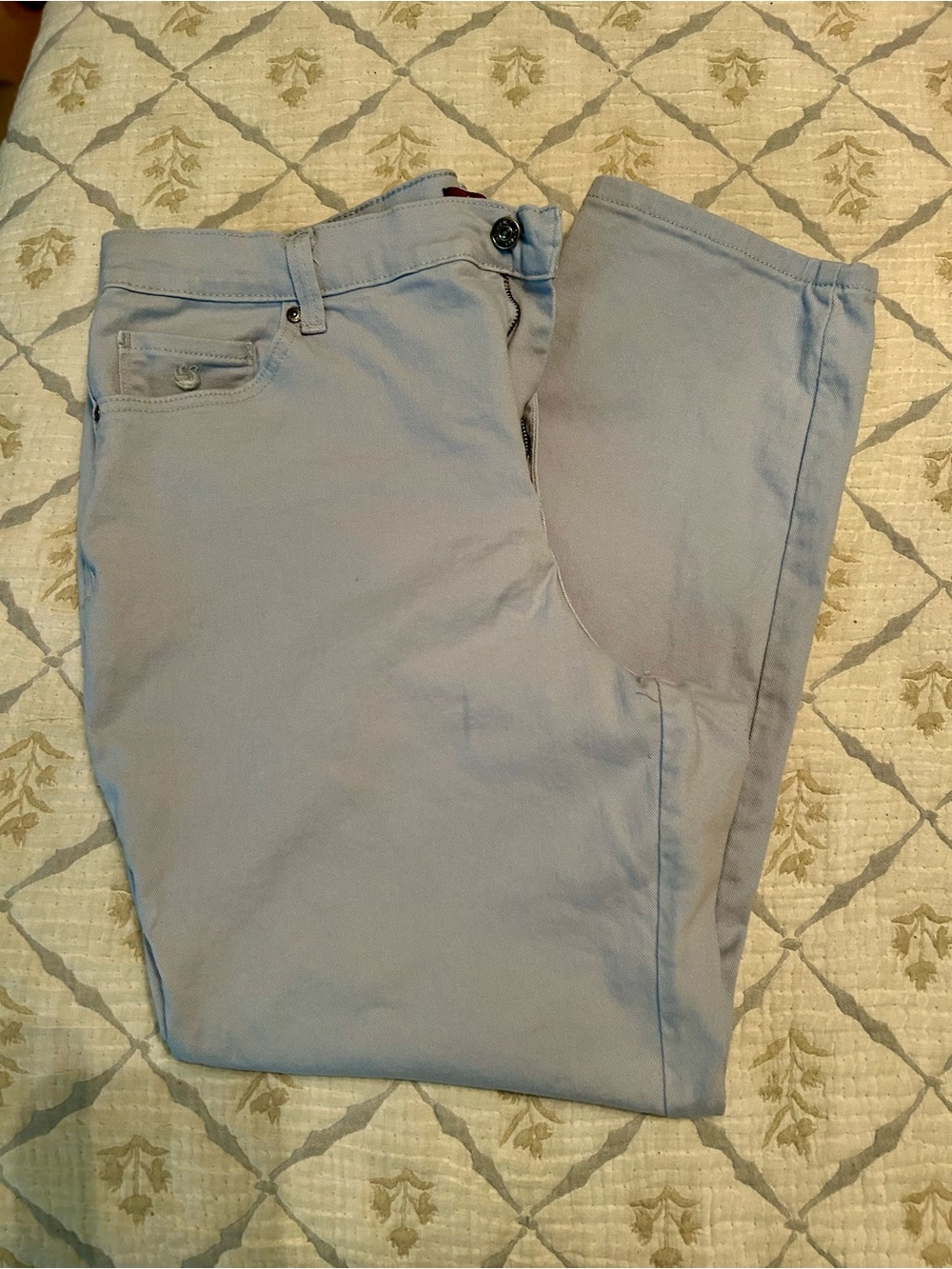 Gloria Vanderbilt Straight Leg Jeans in Light Blue